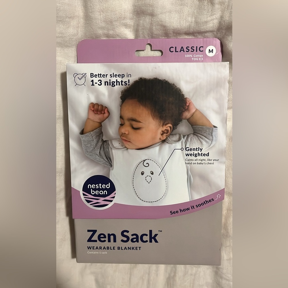 NWT Nested Bean Zen Sack M